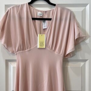Wilfred Terrence dress in soft pink.